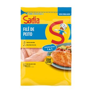 SADIA Frozen Chicken Breast Fillet 1kg Zip Bag
